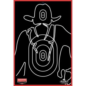 DIRTY BIRD GUNSLINGER SILHOUETTE 12 x 18'' TARGET