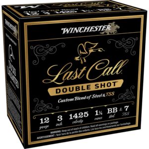 LAST CALL DOUBLE SHOT 12 GAUGE 3” #BB & #7 BLEND SHOTGUN AMMO