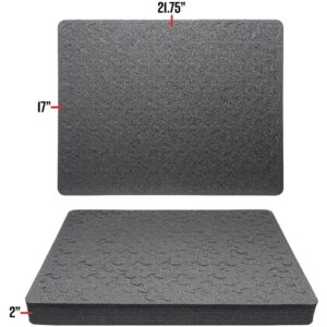 RAGAR CROSSLINK FOAM INSERT 21.75X17'' FOR EQUIPMENT HARD CASE