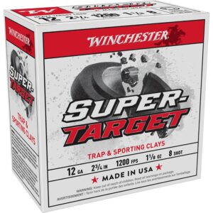 SUPER TARGET 12 GAUGE 2-3/4'' #8 SHOT SHOTGUN AMMO