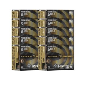 PERSONAL DEFENSE HST 45 AUTO +P AMMO
