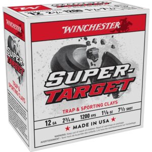 SUPER TARGET 12 GAUGE 2-3/4'' 7.5 SHOT 1200 FPS SHOTGUN AMMO