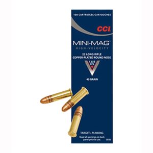 MINI-MAG AMMO 22 LONG RIFLE 40GR CPRN