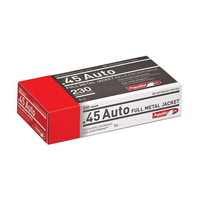 HANDGUN 45 ACP AMMO - 45 AUTO 230GR FULL METAL JACKET 1,000/CASE