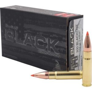 BLACK® 300 AAC BLACKOUT V-MAX® POLYMER TIPPED RIFLE AMMO