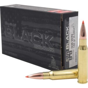 BLACK® 308 WINCHESTER A-MAX® POLYMER TIPPED RIFLE AMMO