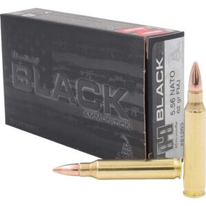 BLACK® 5.56 NATO FMJ FULL METAL JACKET RIFLE AMMO