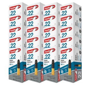 SNIPER SUBSONIC 22 LONG RIFLE RIMFIRE AMMO - 22LR 60GR SNIPER SUBSONIC LEAD SOLID POINT 1000/CASE