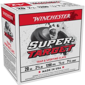 SUPER TARGET 20 GAUGE 2-3/4'' #7.5 SHOTGUN AMMO