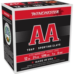 AA LITE HANDICAP 12 GAUGE 2-3/4'' #8 SHOT SHOTGUN AMMO