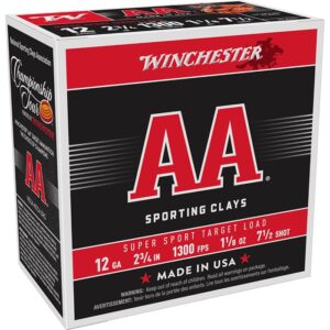 AA 12 GAUGE 2-3/4'' #7.5 SHOT SHOTGUN AMMO