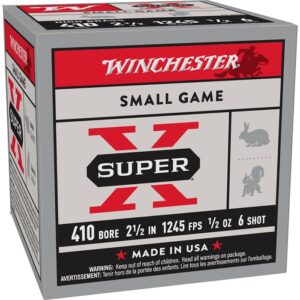 SUPER-X 410 BORE 2-1/2'' #4/6 SHOT SHOTGUN AMMO