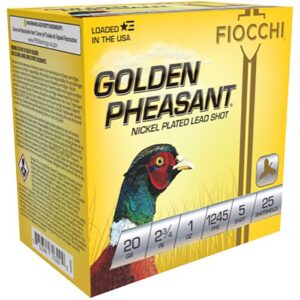GOLDEN PHEASANT 20 GAUGE 2-3/4'' #5 SHOT SHOTGUN AMMO