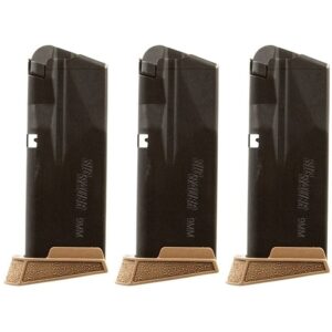 P365 9MM LUGER HANDGUN MAGAZINE W/FINGER EXTENSION