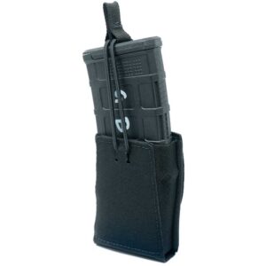 SINGLE RIFLE 5.56 NATO MAGAZINE POUCH WITH BUNGEE RETENTION