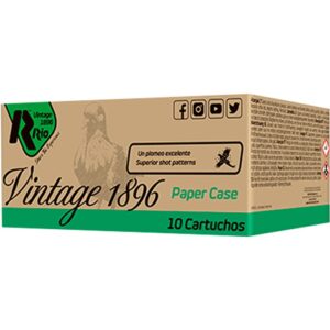 VINTAGE 1896 PAPER FLYER HV 12 GA 2-3/4'' #8 SHOT SHOTGUN AMMO