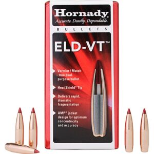 ELD-VT® 25 CALIBER (0.257) POLYMER TIP BOAT TAIL RIFLE BULLETS