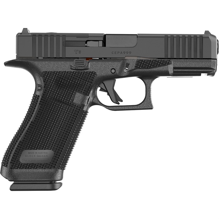 45 GEN 6 9MM LUGER SEMI-AUTO HANDGUN - GLOCK AU 45 GEN 6 9MM LUGER 4.02'' BBL (3)17RD MAG ORS BLACK