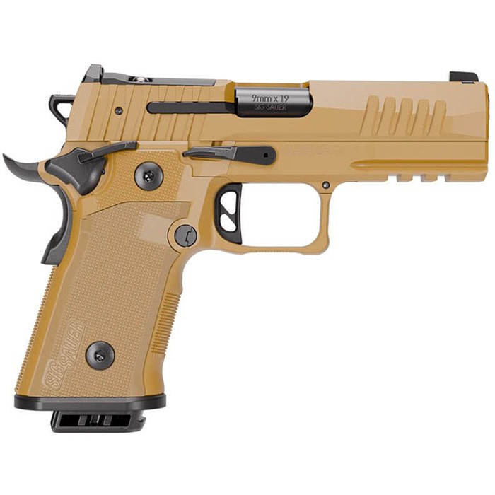 P211-GT4 9MM LUGER SEMI-AUTO HANDGUN - P211-GT4 9MM LUGER 4.2''BBL OPT RDY (1)17RD(2)21RD MAG COYOTE