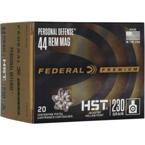 PERSONAL DEFENSE 44 REMINGTON MAGNUM JHP HANDGUN AMMO