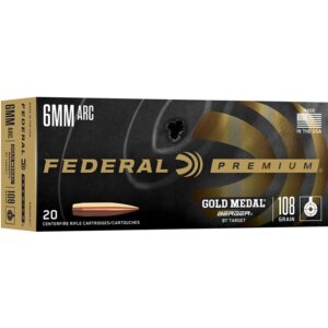 GOLD MEDAL BERGER 6MM ARC BERGER BT RIFLE AMMO