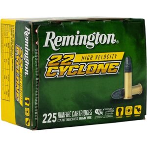 22 CYCLONE 22 LONG RIFLE LEAD HOLLOW POINT RIMFIRE AMMO - 22 CYCLONE 22LR 36GR LEAD HP 1280 FPS 225/BOX