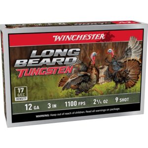 LONG BEARD TUNGSTEN 12 GA 3'' #9 SHOT SHOTGUN AMMO