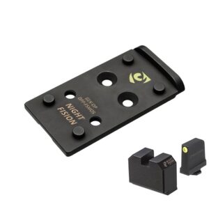 OPTIC PLATE DPP/ROMEO PRO W/TRITIUM FRONT SIGHT FOR GLOCK FS MOS