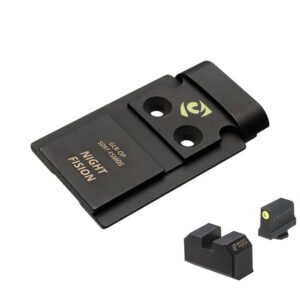 OPTIC PLATE 509T W/TRITIUM FRONT SIGHT FOR GLOCK FULL SIZE MOS