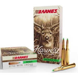 HARVEST 270 WIN SIERRA TIPPED GAME KING POLYMER TIP RIFLE AMMO
