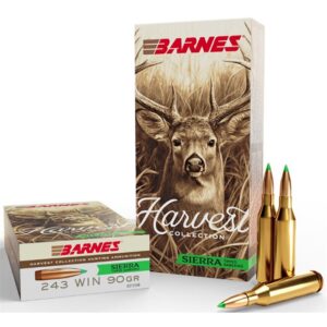 HARVEST 243 WIN SIERRA TIPPED GAME KING POLYMER TIP RIFLE AMMO