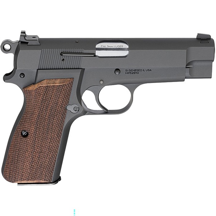 SA-35 9MM LUGER SEMI-AUTO HANDGUN - SA-35 9MM LUGER 4'' BBL (1)15RD MAG TS BLUED/WALNUT GRIPS