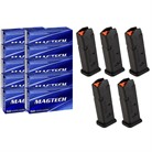 MAGTECH 9MM LUGER AMMO 500RD & PMAG 10RD GL9 5 PACK - SPORT SHOOTING 9MM LUGER 115GR 500RD W/5X GL9 10RD MAGS
