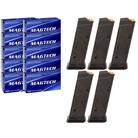 MAGTECH 9MM LUGER AMMO 500RD & PMAG 15RD GL9 5-PACK - SPORT SHOOTING 9MM LUGER 115GR 500RD W/5X GL9 15RD MAGS