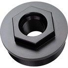 DIRECT THREAD HUB MOUNT - HUB MOUNT 1/2-28 DIRECT THREAD BLACK